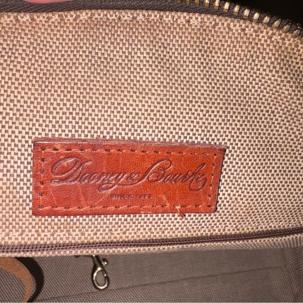 Dooney & Bourke Tan Leather shoulder/Handbag - Picture 6 of 11